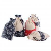 Cotton Fabric Drawstring Bag durable Sold By PC