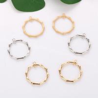 Zinc Alloy Pendant Component Polygon plated DIY & double-hole nickel lead & cadmium free Sold By Bag