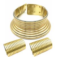 Plastic Jewelry Set bracelet & necklace 2 pieces & for woman  Sold By Set