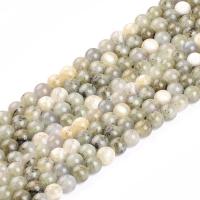 Perles en labradorite, Rond, poli, DIY & normes différentes pour le choix, Vendu par Environ 38-40 cm brin