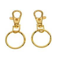 Tibetan Style Key Clasp, golden, 48mm, 50PCs/Bag, Sold By Bag