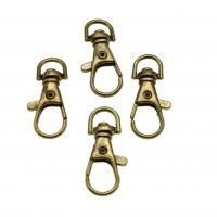 Zinc Alloy Key Clasp Setting antique gold color 43mm Sold By Bag