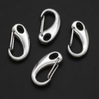 Zinc Alloy Lobster Clasp silver color 32mm Sold By Bag