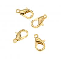 Zinc Alloy Lobster Clasp golden 22mm Sold By Bag