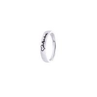 Brass Finger Ring plated Adjustable & for woman silver color 17mm Sold By PC