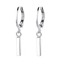 Brass Leverback Earring for woman platinum color nickel lead & cadmium free 25mm Sold By Pair
