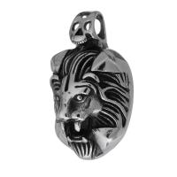 Stainless Steel Animal Pendants 316 Stainless Steel fashion jewelry & DIY & Unisex & blacken black Approx 6mm Sold By PC