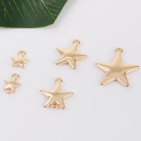 Tibetan Style Star Pendant, gold color plated, DIY & different styles for choice, more colors for choice, nickel, lead & cadmium free, 100PCs/Bag, Sold By Bag