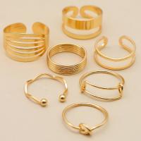 Zinc Alloy Ring Set plated 7 pieces & for woman nickel lead & cadmium free US Ring Sold By Set