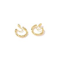 Brass Earring Clip for woman nickel lead & cadmium free Sold By Pair