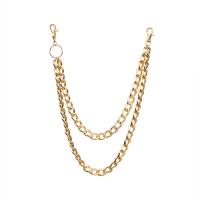 Zinc Alloy Waist Chain Double Layer & Unisex nickel lead & cadmium free Length Approx 56 cm Approx 41 cm Sold By PC