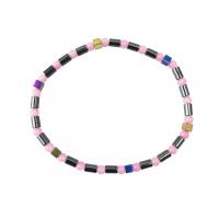 гематит браслет, с розовый кварц, Женский, разноцветный, 68mm, длина:Приблизительно 19 см, продается PC