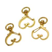 Brass Key Clasp Setting, more colors for choice, 34x24mm, 200PCs/Bag, Sold By Bag