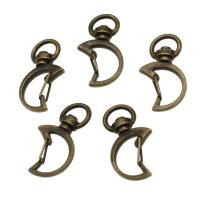 Brass Key Clasp Setting, more colors for choice, 40x30mm, 200PCs/Bag, Sold By Bag