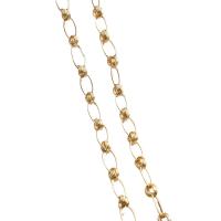 Brass Beading Chains, 14K gold plated, DIY, 7MMu30018*14MMu30010.6MM, Sold By m