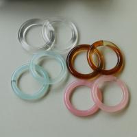 Resin Finger Ring, Donut, Unisex, more colors for choice, US Ring Size:6.5, Approx 100PCs/Bag, Sold By Bag