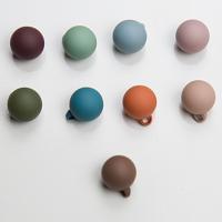 Acrylic Pendants, Round, painted, DIY & matte, more colors for choice, 16mm, 100PCs/Bag, Sold By Bag
