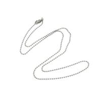 Stainless Steel Chain Necklace, 304 Stainless Steel, 304 stainless steel lobster clasp, ball chain, original color, Sold Per Approx 21.65 Inch Strand