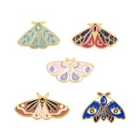 Tibetan Style Brooches, Butterfly, gold color plated, stoving varnish & Unisex & different styles for choice, nickel, lead & cadmium free, 25mm, 10PCs/Lot, Sold By Lot