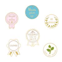 Zinc Alloy Brooches Badge stoving varnish Unisex nickel lead & cadmium free 20-27mm Sold By Lot