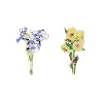 Zinc Alloy Brooches Bouquet stoving varnish Unisex nickel lead & cadmium free Sold By Lot