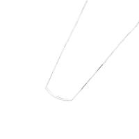 Collares de Plata Esterlina, Plata de ley 925, chapado en color de platina, para mujer, longitud:aproximado 15.74 Inch, Vendido por UD