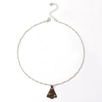 Harz Halskette, Zinklegierung, mit Harz, Weihnachtsschmuck & für Frau & mit Strass, gemischte Farben, Länge:50 cm, verkauft von PC