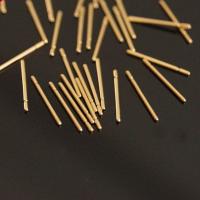 cobre Brincos, dourado, 0.70x12mm, 10000PCs/Bag, vendido por Bag
