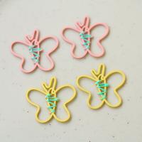 Hair Accessories DIY Findings, Tibetan Style, Butterfly, plated, hollow, more colors for choice, nickel, lead & cadmium free, 31x29mm, Approx 100PCs/Bag, Sold By Bag