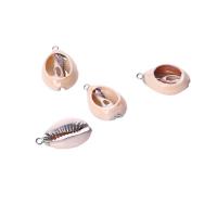 Natural trompete Shell pingentes, concha, with cobre, banhado, unissex, Mais cores pare escolha, 20-60mm, Aprox 100PCs/Bag, vendido por Bag