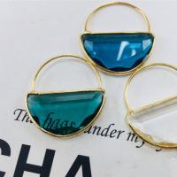 Crystal Pendants, with Brass, Schoolbag, gold color plated, DIY, more colors for choice, 31x33mm, 30PCs/Bag, Sold By Bag