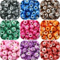 ABS Plastic Beads Flat Round DIY 6mm Approx Sold By Bag
