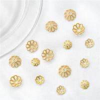Brass Bead Cap, gold color plated, DIY & different size for choice, golden, nickel, lead & cadmium free, 10PCs/Bag, Sold By Bag