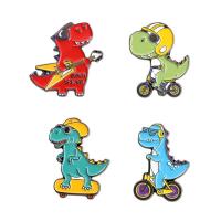 Tibetan Style Brooches, Dinosaur, stoving varnish, Unisex & different styles for choice, nickel, lead & cadmium free, 16-27mm, 10PCs/Lot, Sold By Lot