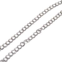 Iron Twist Oval Chain silver color Sold By m