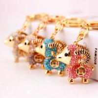Zinc Alloy Key Clasp with Czech Rhinestone Sheep high quality plated fashion jewelry & for woman & enamel Sold By PC