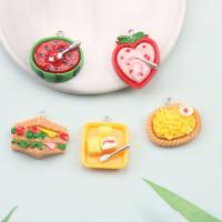 Resin Pendant food shape epoxy gel Unisex Approx Sold By Bag