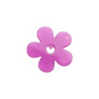 Acrylic Pendants, Flower, Unisex, more colors for choice, 23x22mm, Approx 100PCs/Bag, Sold By Bag