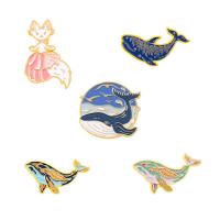 Zinc Alloy Brooches Cartoon stoving varnish Unisex nickel lead & cadmium free 17-29mm Sold By Lot