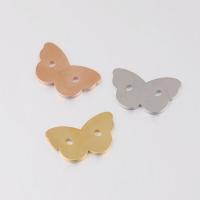 Stainless Steel Pendants, 304 Stainless Steel, Butterfly, Vacuum Ion Plating, DIY, more colors for choice, 15x8.50mm, Sold By PC