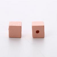 Wood Beads, Schima Superba, Square, stoving varnish, DIY, more colors for choice, 10mm, Sold By PC