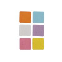 Hout Haaraccessoires DIY Bevindingen, Square, meer kleuren voor de keuze, 20x20mm, Verkocht door PC