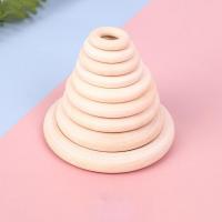 Schima Superba Linking Ring Donut DIY beige Sold By PC