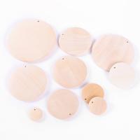 Wood Pendants, Schima Superba, Round, DIY & different size for choice, beige, Sold By PC