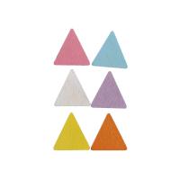 Wood Hair Accessories DIY Findings, Triangle, more colors for choice, 25x17mm, Sold By PC