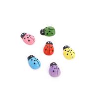 Wood Cabochons, Schima Superba, Ladybug, printing, DIY & different size for choice, more colors for choice, Sold By PC