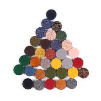 Perles en bois, Rond, DIY, couleurs mélangées, 15mm, Vendu par PC