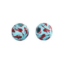 Wood Beads, Schima Superba, Round, printing, DIY, more colors for choice, 16mm, Sold By PC