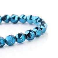 Hematite Beads, Vacuum Plating, DIY & different size for choice & faceted, more colors for choice, Sold Per 14.96 Inch Strand