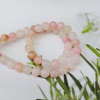 Natural Jade Beads Persian Jade Round DIY pink Sold Per 14.96 Inch Strand